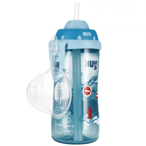 NUK MP KUBEK 300 ML 12M FLEXI CUP NIEBISKI 10255410 NUK