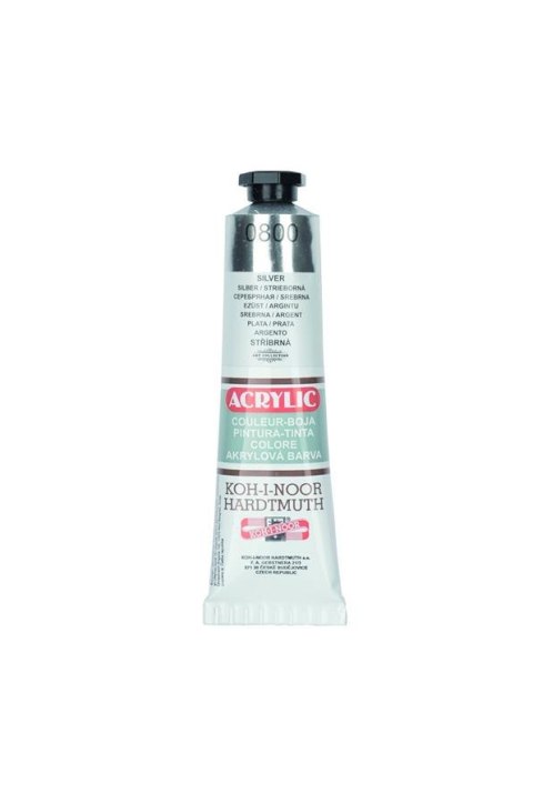 ACRYLFARBEN IN TUBE 40ML SILBER KOH-I-NOOR 162724