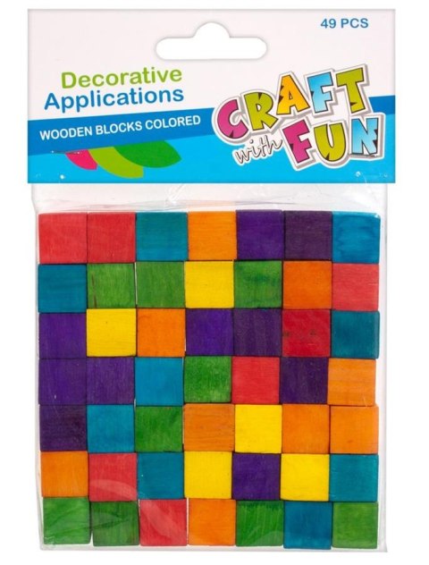 DEKORATIVE HOLZWÜRFEL COLOR CRAFT WITH FUN 291077