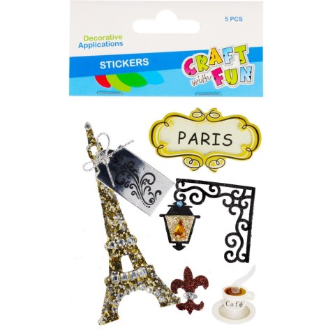 DEKORATIVE SELBSTKLEBENDE VERZIERUNG PARIS CRAFT WITH FUN 480891