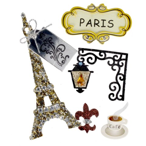 DEKORATIVE SELBSTKLEBENDE VERZIERUNG PARIS CRAFT WITH FUN 480891