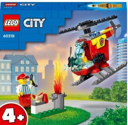 KLOCKI KONSTRUKCYJNE LEGO CITY HELIKOPTER STRAŻ LEGO 60318 LEGO