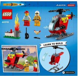 KLOCKI KONSTRUKCYJNE LEGO CITY HELIKOPTER STRAŻ LEGO 60318 LEGO