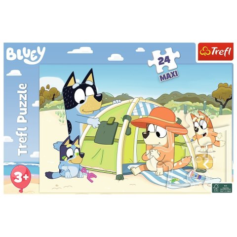 PUZZLE 24 ELEMENTY MAXI WSPANIAŁY DZIEŃ BLUEY TREFL 14357 TR TREFL