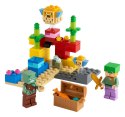 KLOCKI KONSTRUKCYJNE MINECRAFT RAFA KORALOWA LEGO 21164 LEGO