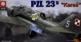 SAMOLOT SKLEJANY 1 72 PZL 23B KARAŚ PUD PLASTYK PZL 23B PLASTYK ZTS