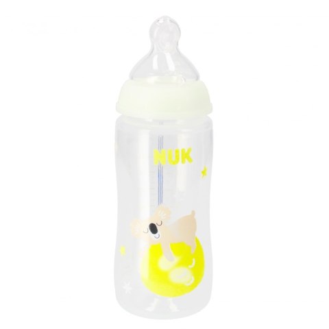 NUK MP BUTELKA 300 ML 6-18 M NIGHT MIŚ 10741142 NUK