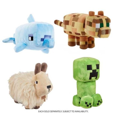 MINECRAFT PLUSZ PODSTAWOWY 20CM AST HBN39 DISP6 MATTEL