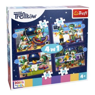 PUZZLE 4W1 TREFLIKI PRZED SNEM PUD TREFL 34399 TREFL