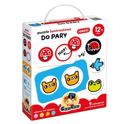 PUZZLE KONTRASTOWE DO PARY 12 MIES. CZUCZU BRIGHT JUNIOR MEDIA