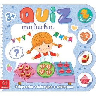 QUIZ MALUCHA. KSIĄŻECZKA EDUKACYJNA Z NAKLEJKAMI Z KACZUSZKĄ 3 AKSJOMAT