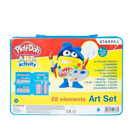 ZESTAW ARTYSTYCZNY 68 ELEMENTÓW PLAY-DOH STARPAK 412614 STARPAK