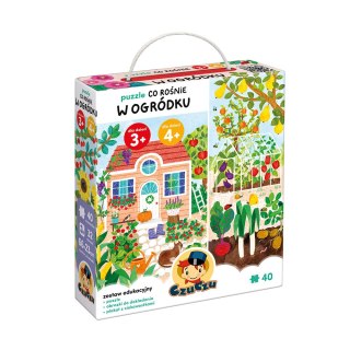 CZUCZU PUZZLE CO ROSNIE W OGRODKU 40EL BRIGHT JUNIOR MEDIA