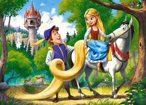 PUZZLE 60 ELEMENTÓW RAPUNZEL CASTORLAND B-066124 CASTOR