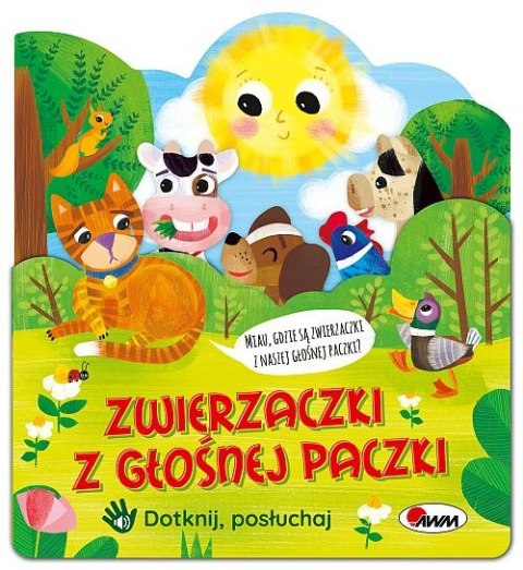 KSIAZECZKA ZWIERZACZKI Z GŁOSNEJ PACZKI EDUK 210X220 AWM MOREX