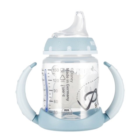 NUK BUTELKA 150 ML 6-18M Z UCHWYTEM FIRST MIX KUBUŚ 10215340 NUK