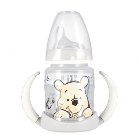 NUK BUTELKA 150 ML 6-18M Z UCHWYTEM FIRST MIX KUBUŚ 10215340 NUK