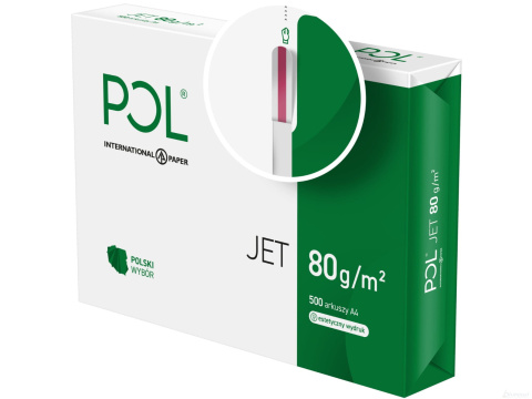 PolJet A4 Fotokopierpapier 80g - Klasse A, 500 Blatt Packung