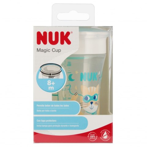 NUK KUBEK 230 ML 8M MAGIC CUP TURKUSOWYM 10751138 NUK