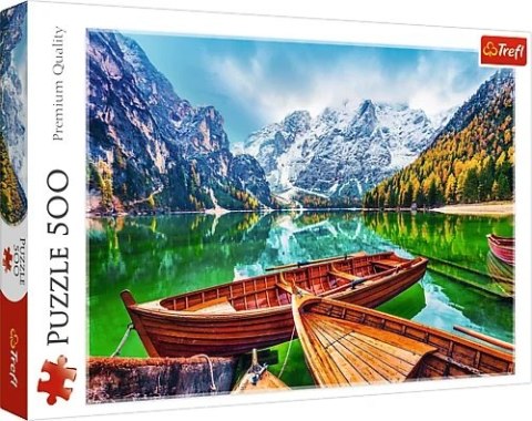 PUZZLE 500 ELEMENTÓW JEZIORO BRAIES WŁOCHY TREFL 37486 TR TREFL