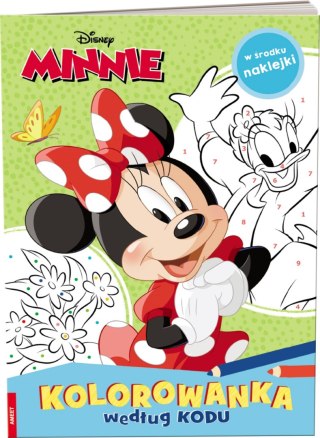 MINNIE. KOLOROWANKA WEDŁUG KODU AMEET