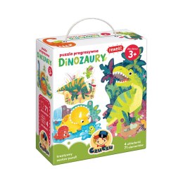 PUZZLE 4IN1 DINOSAURIER CUCHU