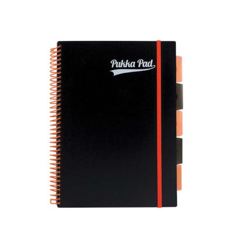 BUCHBUCH A4 100 BLÄTTER GRID NEON ORANGE PUKKA 3088S-PPN