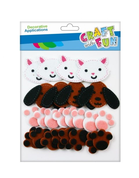 DEKORATIVER SELBSTKLEBENDER FILZ KITTEN CRAFT WITH FUN 463763