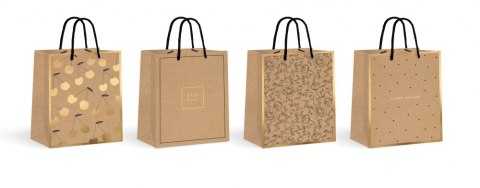 TASCHE OZD 180X230 KRAFT GOLD INT FOL A 12