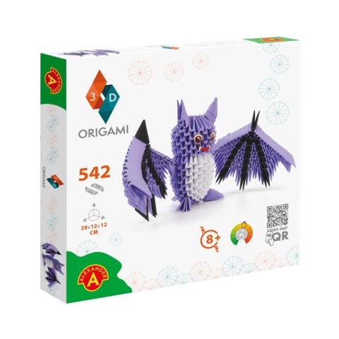 ZESTAW KREATYWNY ORIGAMI 3D 542 ELEMENTY NIETOPERZ ALEXANDER 2554