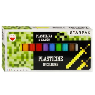 PLASTELINA 12 KOLORÓW PIXEL GAME STARPAK 472913