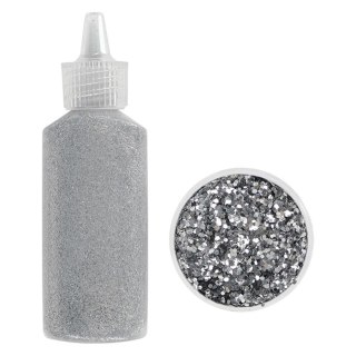 KLEBESET MIT GLITZER 22G GLITZER 2,5G SILBER TITANUM CRAFT-FUN SERIE