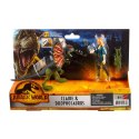 Jurassic Man und Dinosaurier - Set - Mattel - Ast Hdx46 Wb3