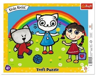 PUZZLE 25EL. POGODNY DZIEŃ KICI KOCI FOL TREFL 31389 TREF