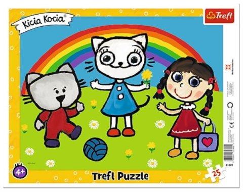 PUZZLE 25-tlg. SUNNY DAY KITA KATZE FOL TREFL 31389 TREF