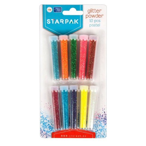 BROKAT SYPKI PASTELOWY 10 KOLORÓW STARPAK 266323