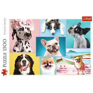 PUZZLE 1500 TEILE SÜSSE HUNDE TREFL 26186 TR