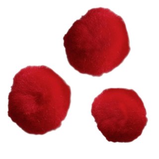 POMPOMS 25MM ROT 30 ST CRAFT-FUN-SERIE AUS TITANUM