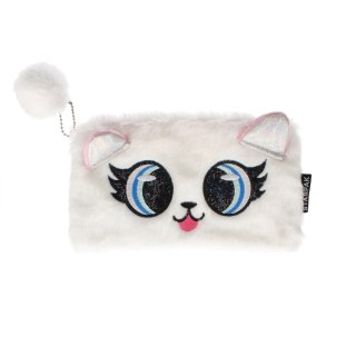 PLÜSCH-FEDERTASCHE BIG EYES WHITE STARPAK 471826