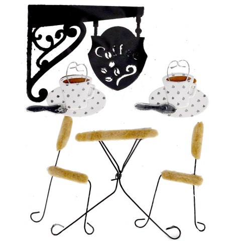 DEKORATIVES DESIGN SELBSTKLEBENDES CAFÉ CRAFT WITH FUN 480878