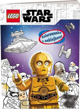 MALBUCH A4 LEGO STAR WARS AUFKLEBER AM