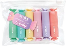 HIGHLIGHTER 6 COL CANDY IN ETUI