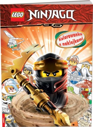 MALBUCH A4 LEGO NINJAGO AUFKLEBER AM