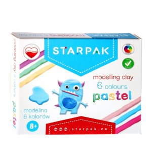 MODELIN 6 FARBEN. PASTELL STARPAK 472928