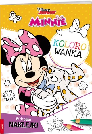 MALBUCH 200X290 MINNIE AUFKLEBER AM