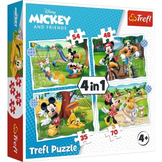 PUZZLE 4IN1 COOLER TAG VON MICKY TREFL 34604