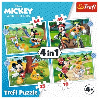 PUZZLE 4IN1 COOLER TAG VON MICKY TREFL 34604