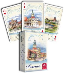 Cartamundi: Spielkarten 2x55 Karten - Poznan-Aquarelle, Bridge-Set
