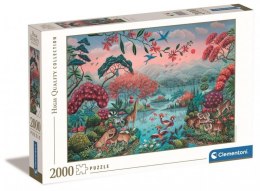 Clementoni: Puzzle 2000 Teile. - Hq Der friedliche Dschungel