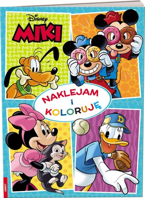 A4 MIKI MALEREIBUCH I KLEBE UND FARBE AMEET AUFKLEBER